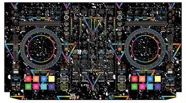 Denon DJ MC 7000 Skin Minimal Rainbow